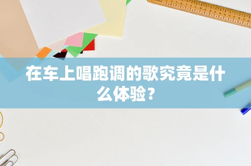 在车上唱跑调的歌究竟是什么体验？