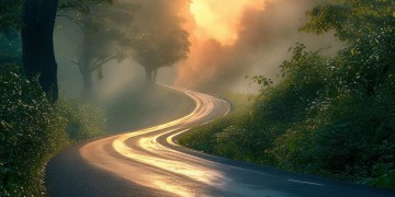 弯曲蜿蜒的公路出自哪首歌？