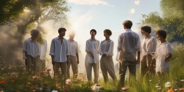 男生合唱的名为浪花的歌曲究竟是哪首？