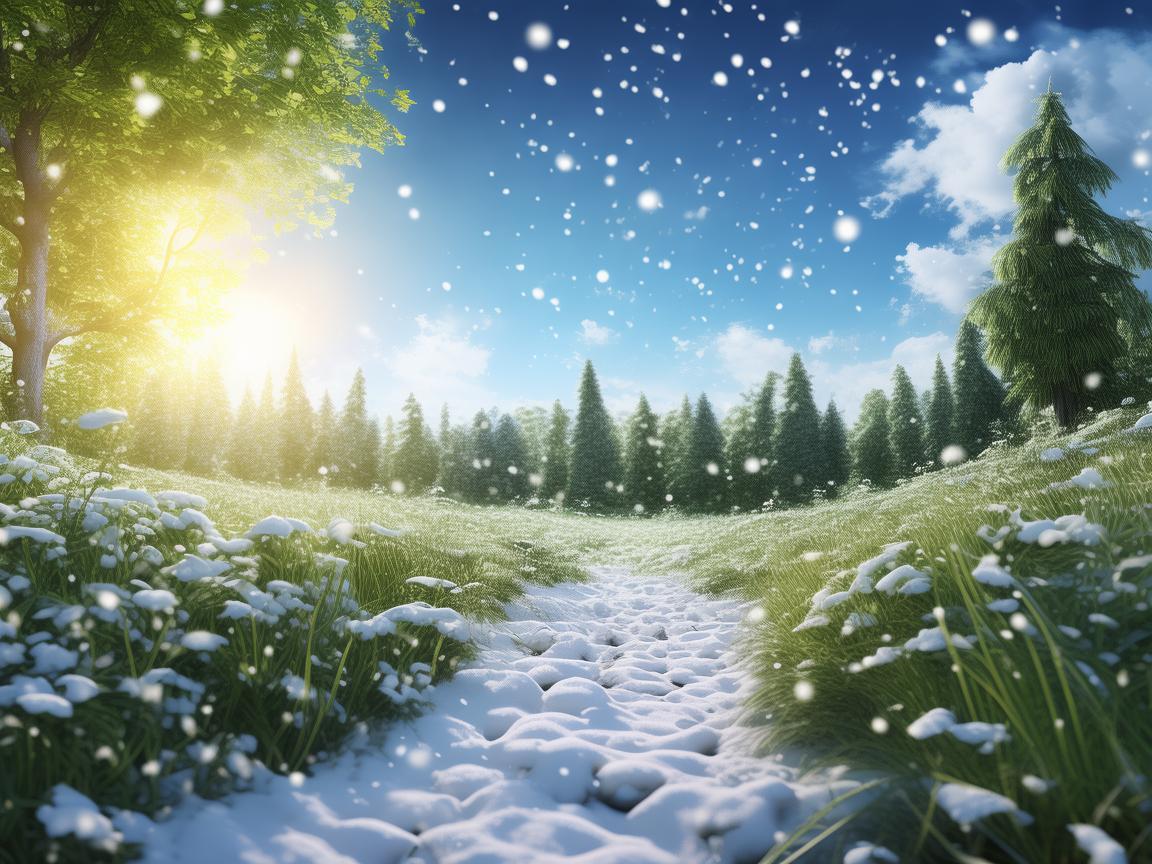 夏天飘着冬天的雪究竟是哪首歌？